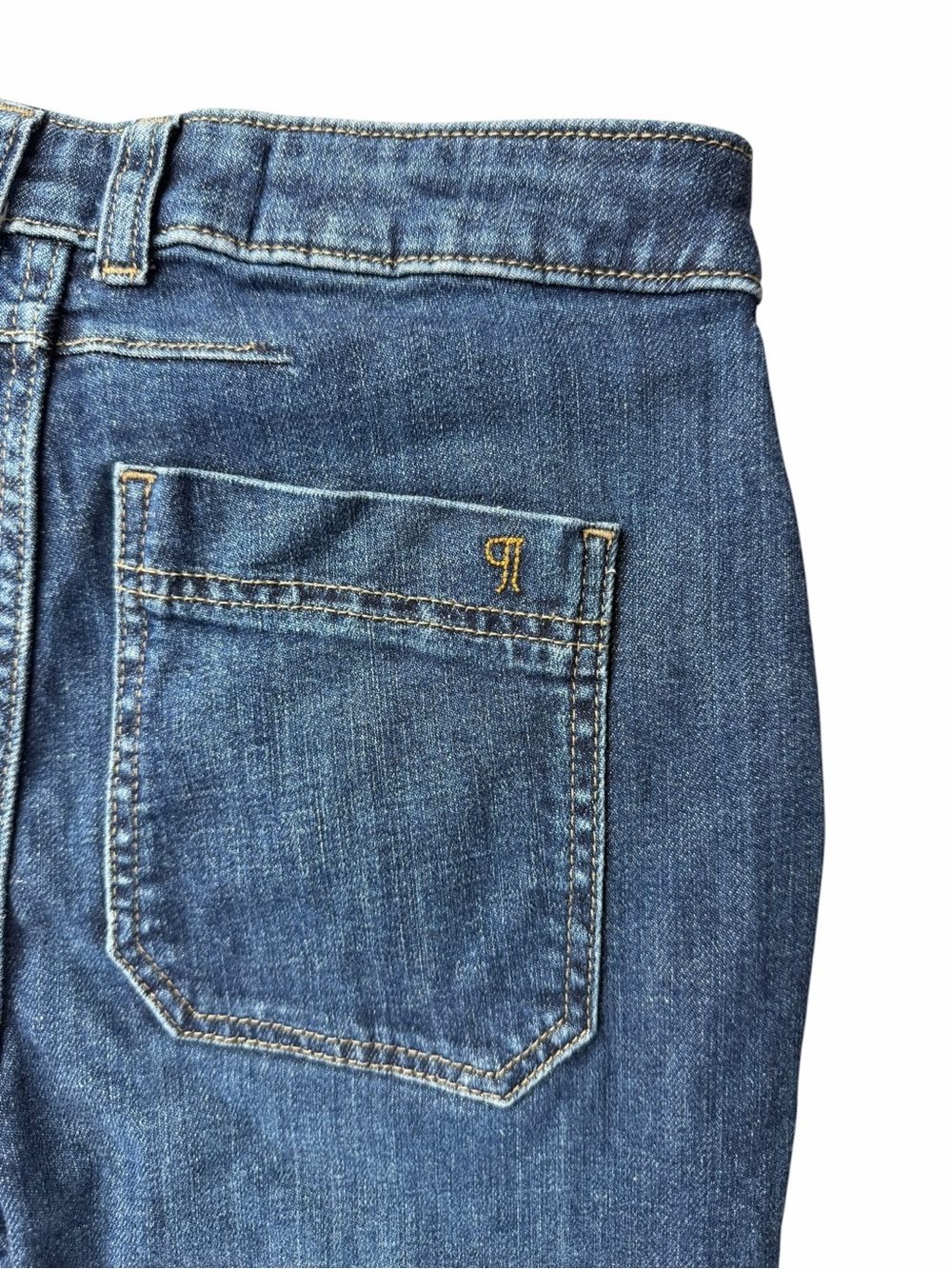 Pilcro Dark Blue Wide-Leg Jeans - Picture 9 of 9